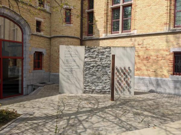 Death by Firing Squad in the Town Hall Courtyard in Poperinge