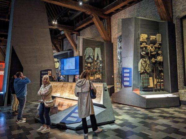 Inside the Ypres Cloth Hall Museum